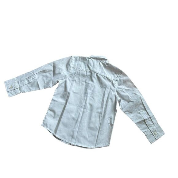 H&M White Shirt Long Sleeve Button Up Toddler Boy Size 3T NWT - Picture 3 of 4